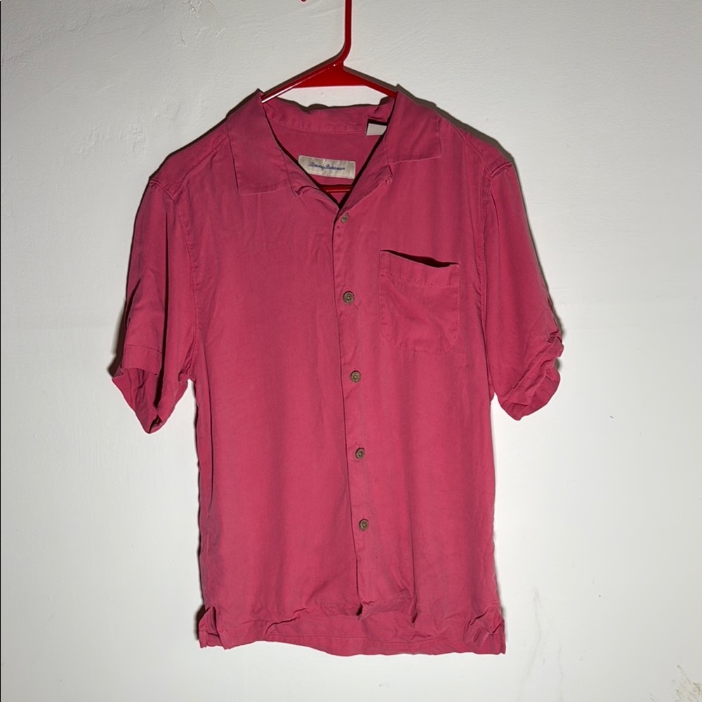 Tommy Bahama Pink Casual Button Down Shirt